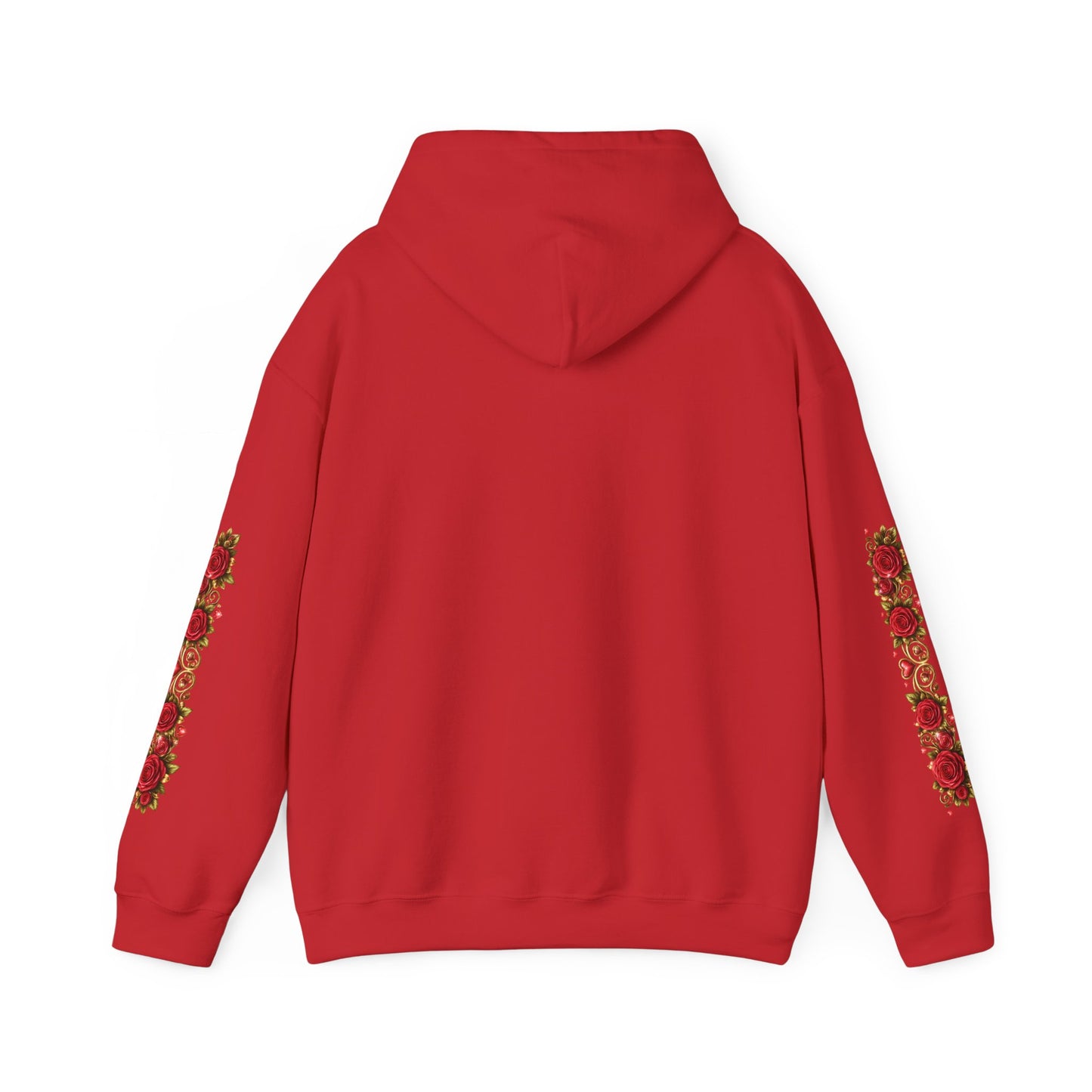 Heart & Roses Hoodie — 'Fife 1938 Lovers' Vintage Tattoo Style Pullover