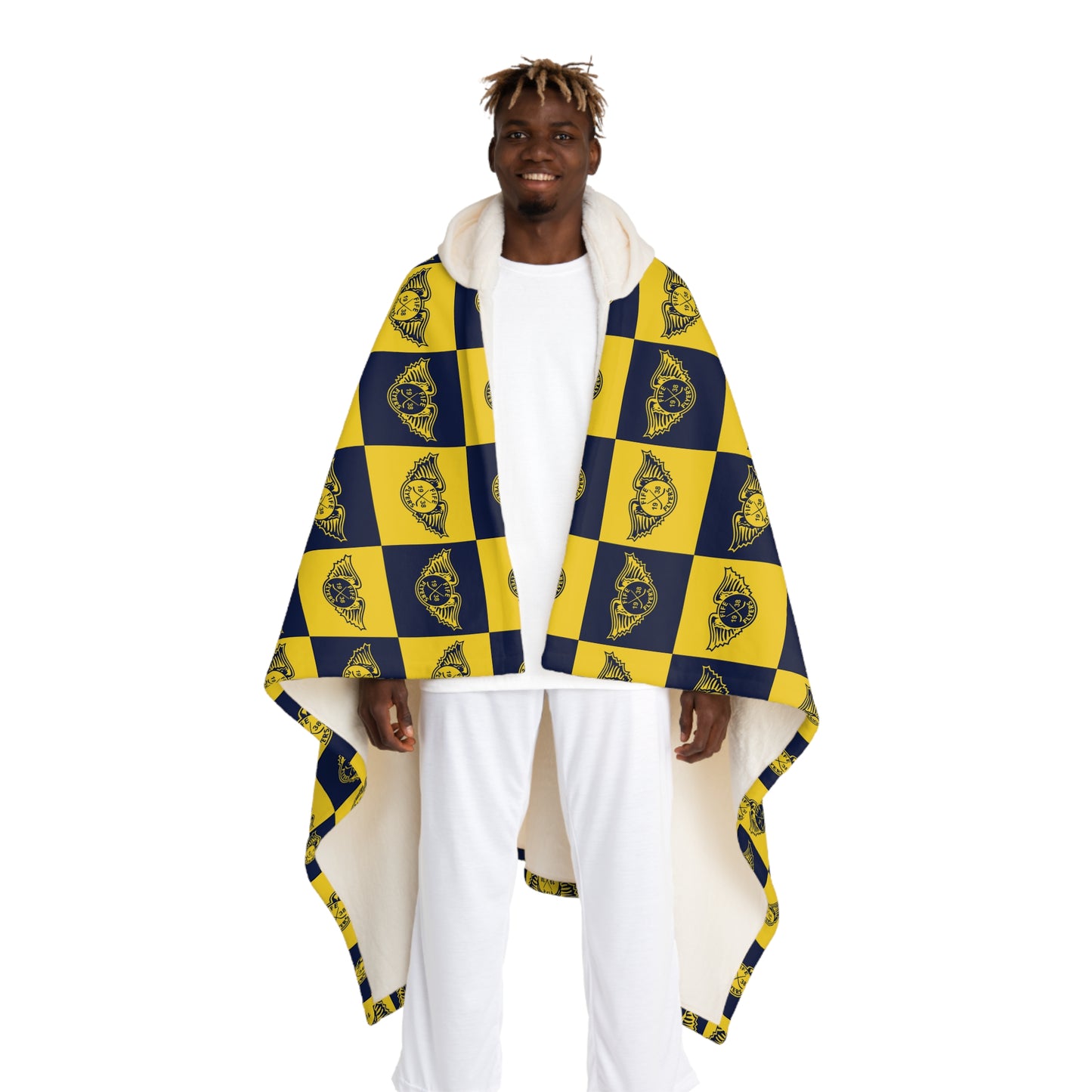 🩵 Flyers Kingdom Sherpa Fleece Hooded Blanket