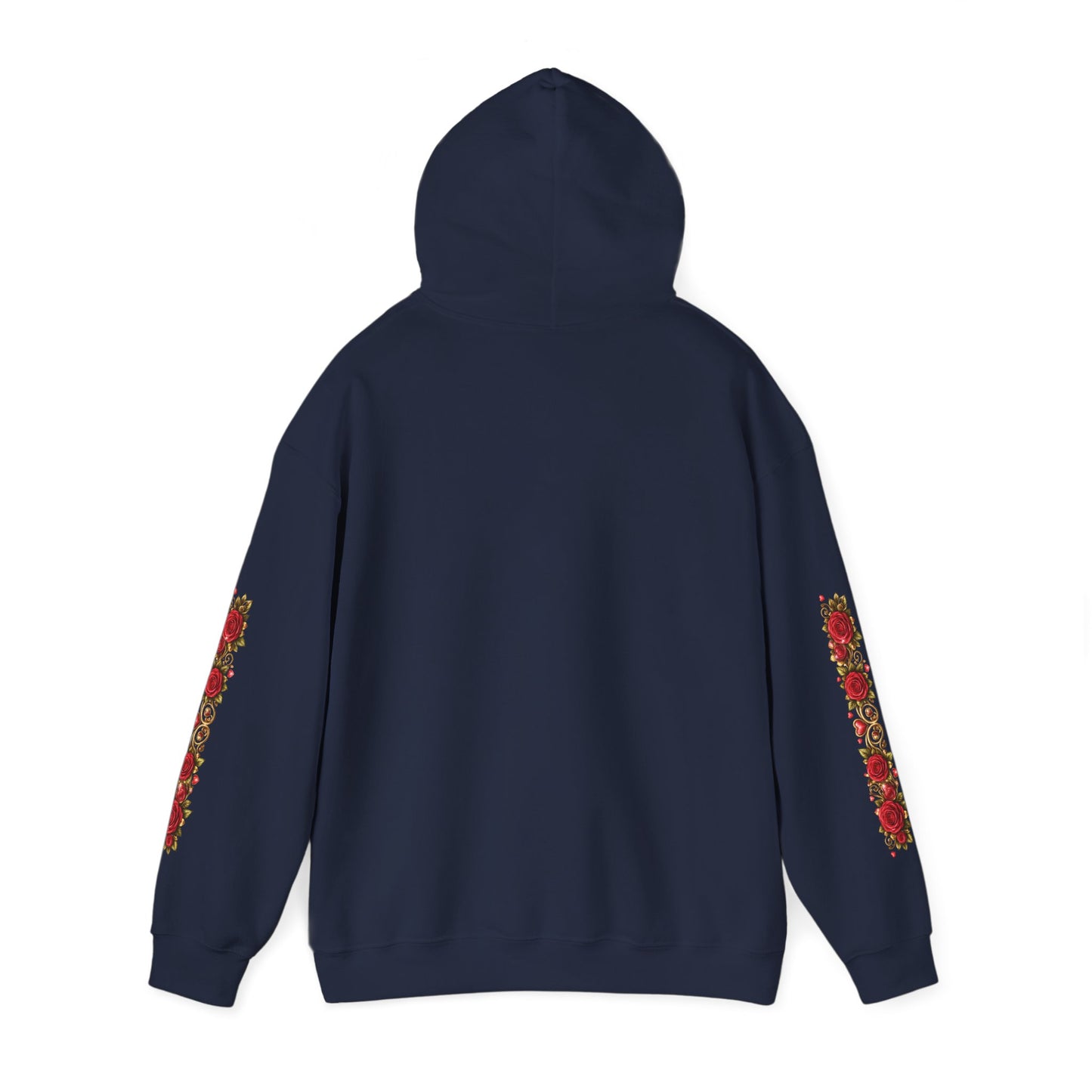 Heart & Roses Hoodie — 'Fife 1938 Lovers' Vintage Tattoo Style Pullover