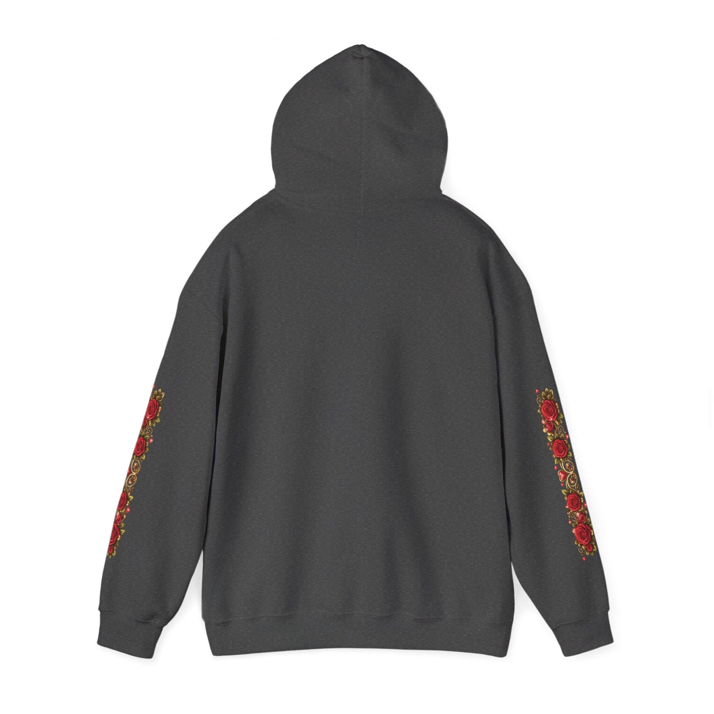 Heart & Roses Hoodie — 'Fife 1938 Lovers' Vintage Tattoo Style Pullover