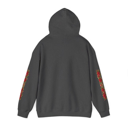 Heart & Roses Hoodie — 'Fife 1938 Lovers' Vintage Tattoo Style Pullover