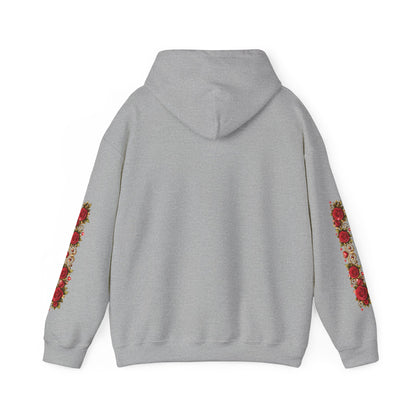 Heart & Roses Hoodie — 'Fife 1938 Lovers' Vintage Tattoo Style Pullover