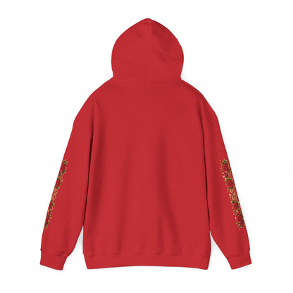 Heart & Roses Hoodie — 'Fife 1938 Lovers' Vintage Tattoo Style Pullover
