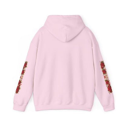 Heart & Roses Hoodie — 'Fife 1938 Lovers' Vintage Tattoo Style Pullover