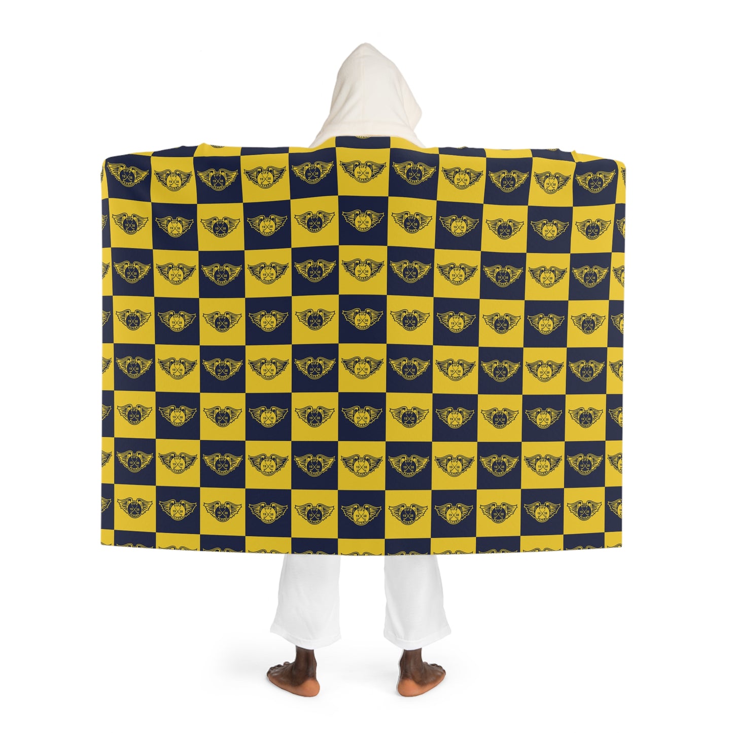 🩵 Flyers Kingdom Sherpa Fleece Hooded Blanket