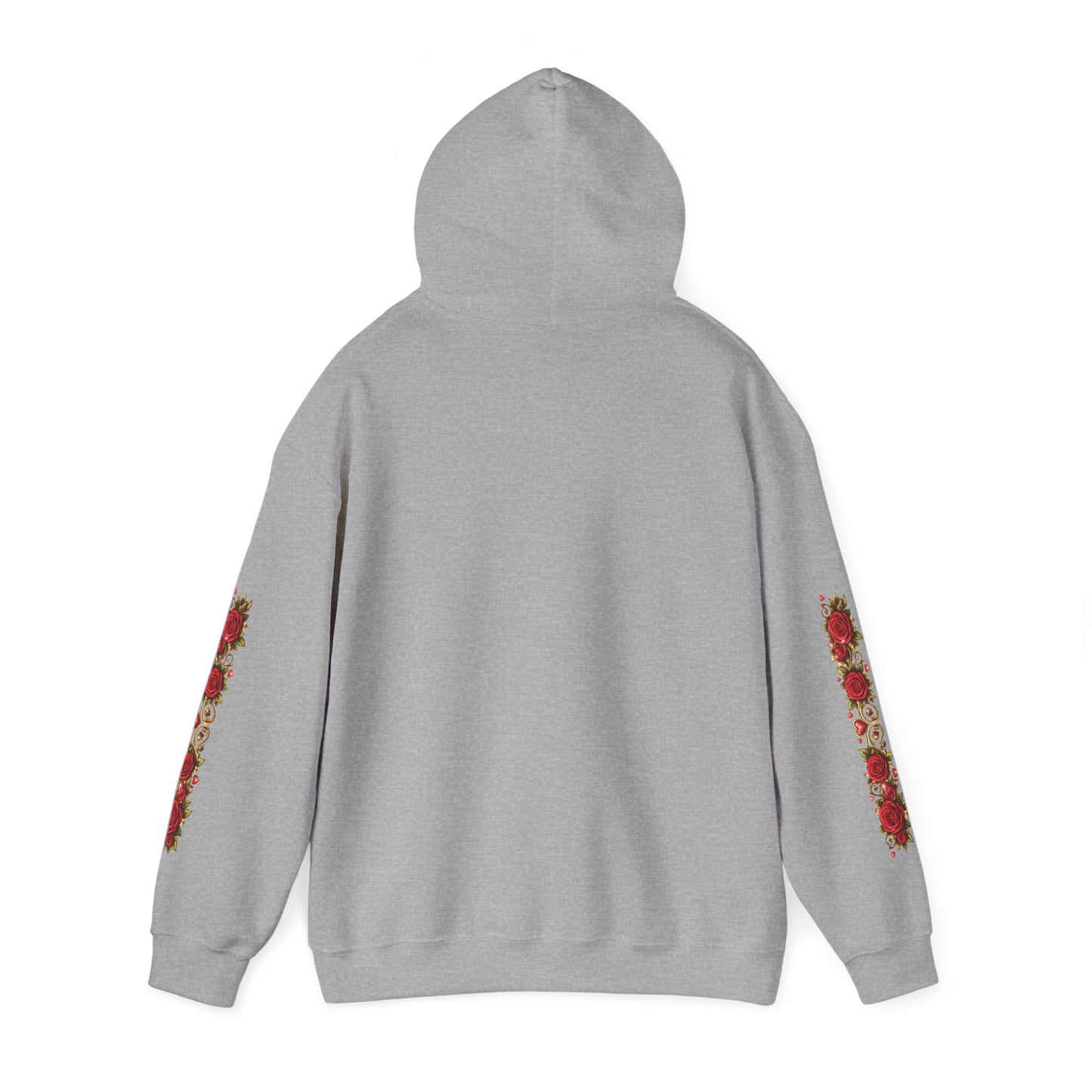 Heart & Roses Hoodie — 'Fife 1938 Lovers' Vintage Tattoo Style Pullover