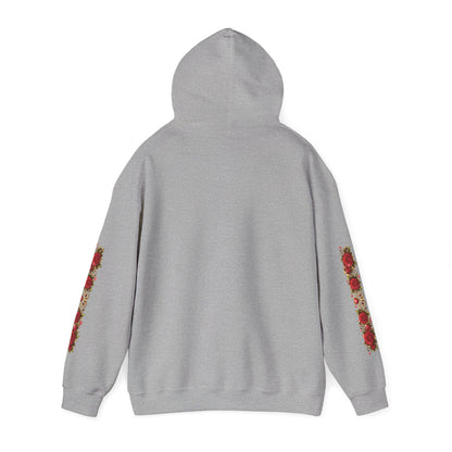 Heart & Roses Hoodie — 'Fife 1938 Lovers' Vintage Tattoo Style Pullover